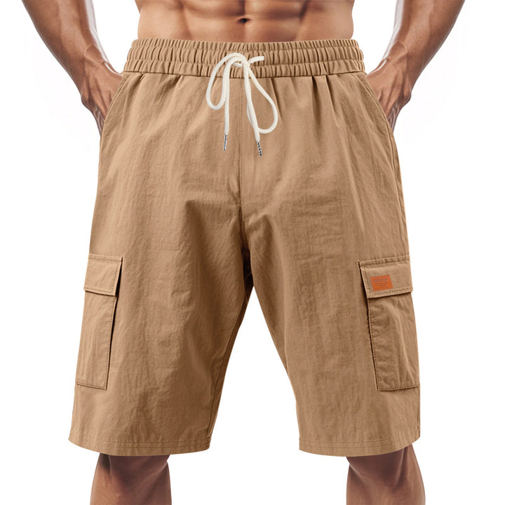 Herren praktische Cargo-Shorts mit elastischem Bund und seitlichen Taschen Echoarchiv