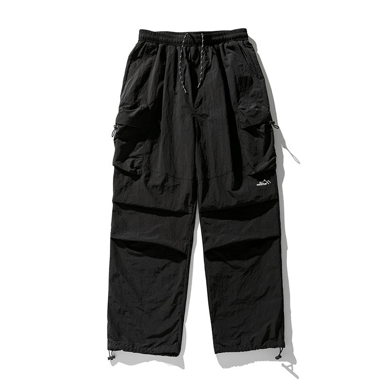 Unisex Technische Outdoor-Cargohose mit elastischem Bund, verstellbaren Beinabschlüssen und Mehrfachtaschen Echo Archiv