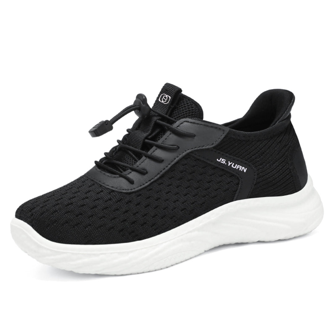 Damen nan leichter Strick-Sneaker mit elastischem Sockeneinstieg, Schnellzug-Schnürung und gedämpfter EVA-Zwischensohle Echo Archiv