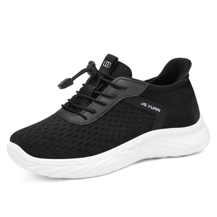 Damen nan leichter Strick-Sneaker mit elastischem Sockeneinstieg, Schnellzug-Schnürung und gedämpfter EVA-Zwischensohle Echo Archiv