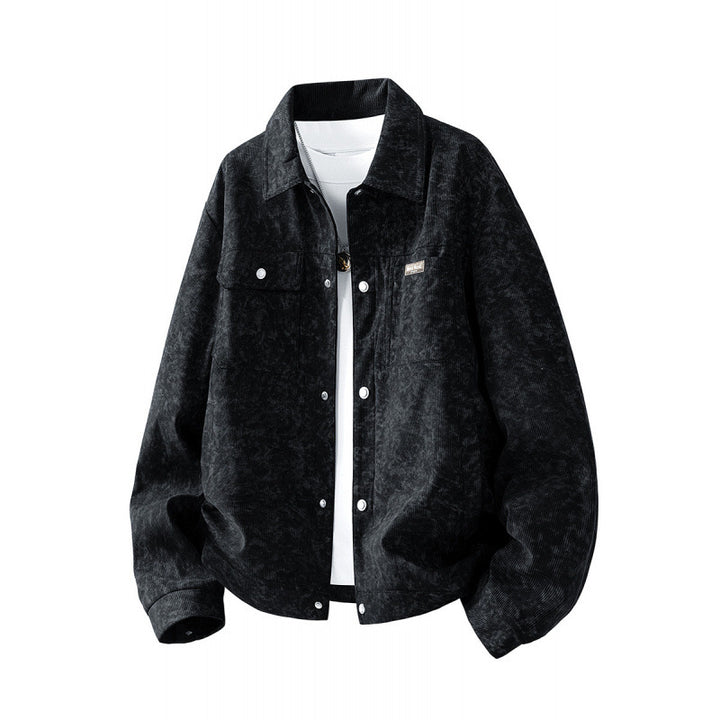 Herren Gemusterte Cordjacke mit praktischen Taschen Echo Archiv