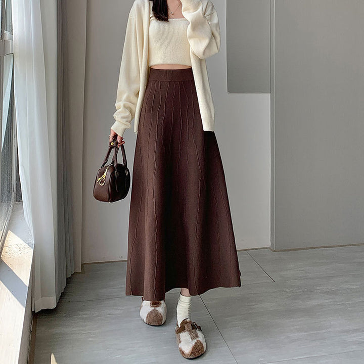 Damen Eleganter und fließender Maxirock Echo Archiv 1787632125