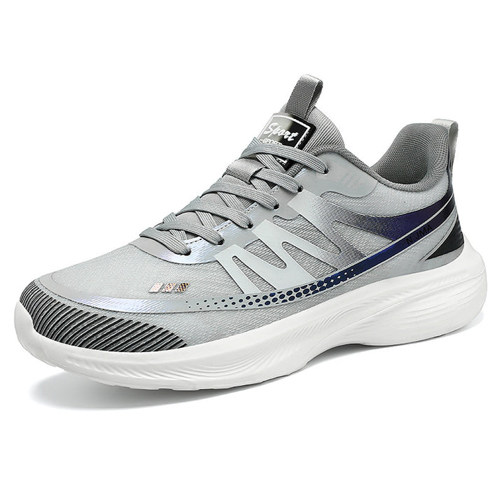 Herren nan leichte atmungsaktive Laufsneaker mit nahtlosem Strickobermaterial, gepolstertem Fersenkragen und reaktiver EVA-Dämpfung Echo Archiv