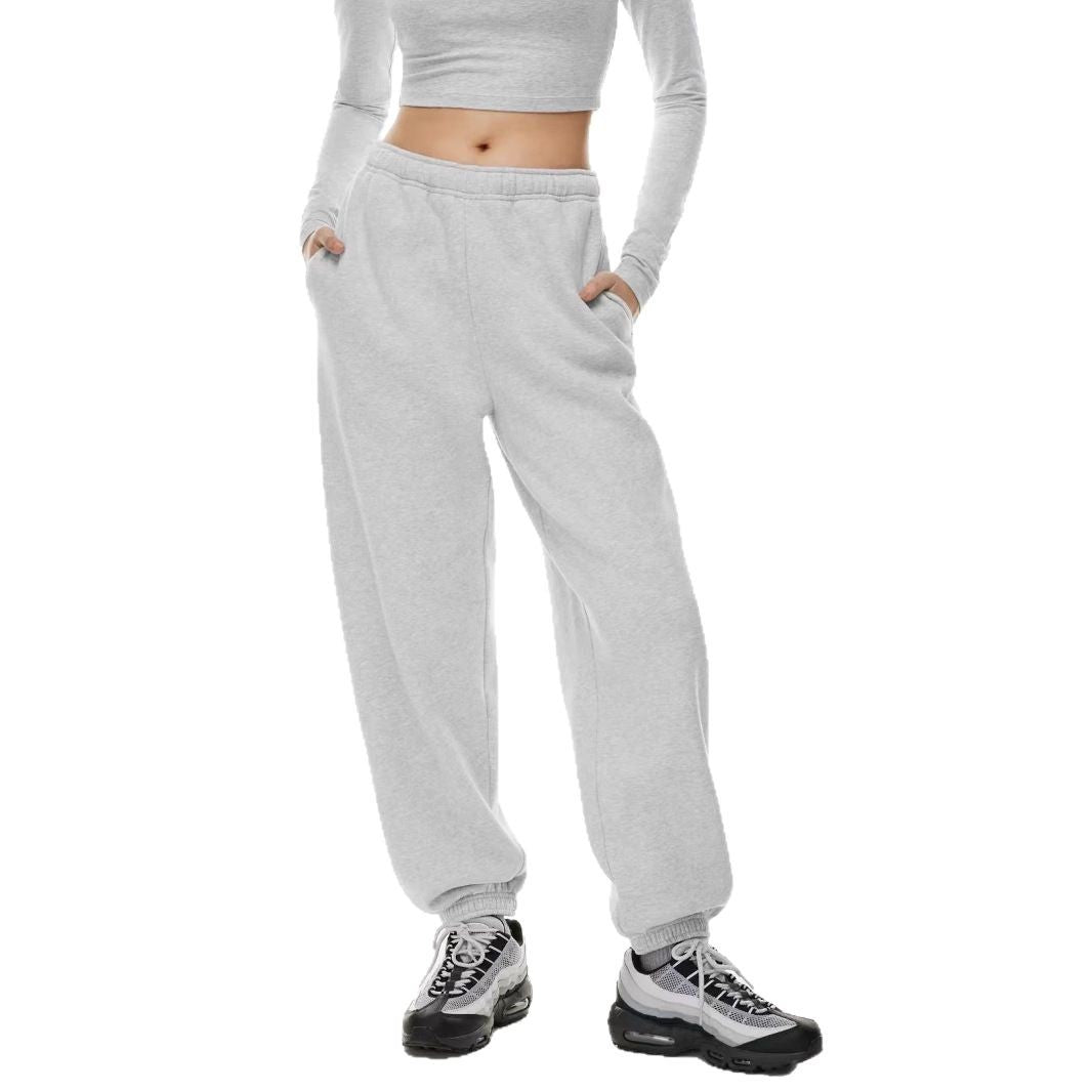 Herren komfortable Relax-Jogginghose mit elastischem Komfortbund, schmal zulaufendem Bein und gerippten Knöchelbündchen – Marzano