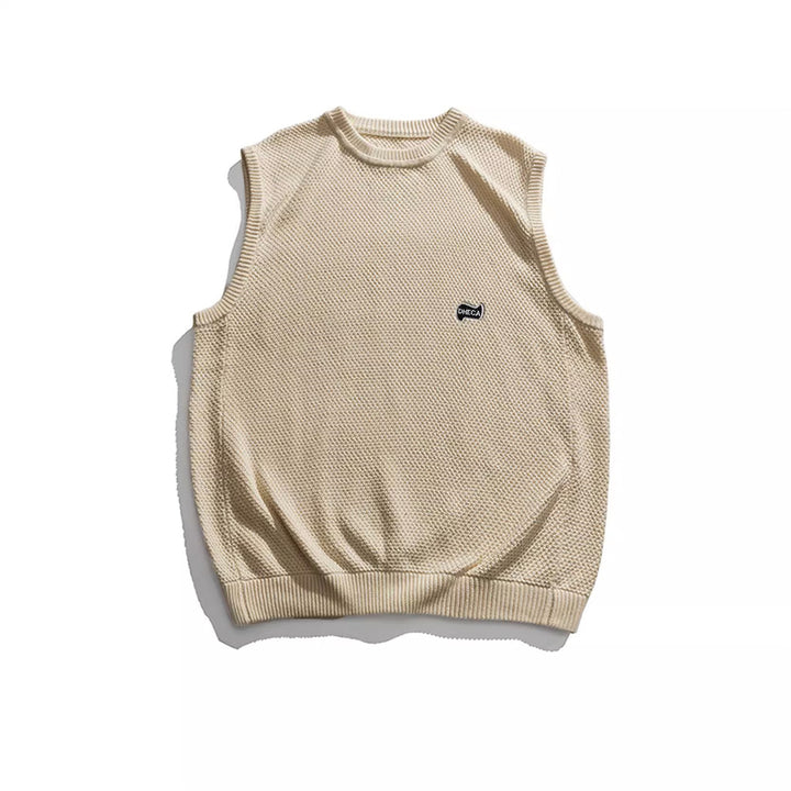Herren Modischer ärmelloser Pullover Echoarchiv