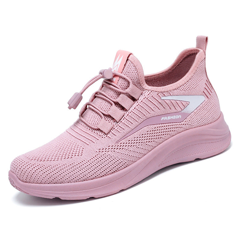Damen nan leichte Strick-Sneaker mit Schnellverschluss, atmungsaktiver Sockenkonstruktion und stoßdämpfender EVA-Sohle Echo Archiv
