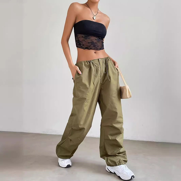 Damen transparente Crop-Top mit floralen Details Echo Archiv