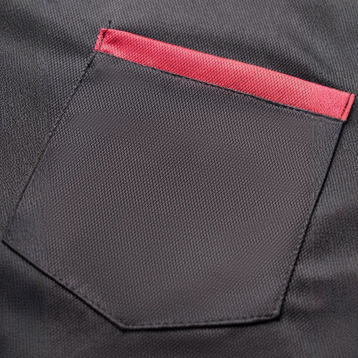 Herren Langarm Poloshirt mit Kontrastdetails Echoarchiv