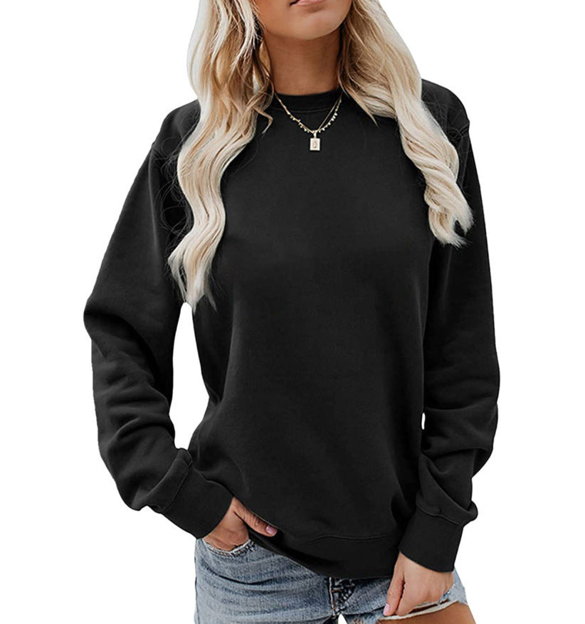 Damen nan lässiges Oversize Sweatshirt mit Rundhalsausschnitt und weichem Baumwollfleece Echo Archiv