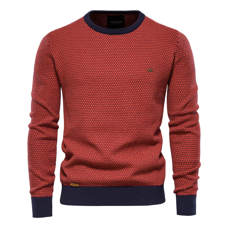 Herren Strickpullover im modernen Wabenmuster mit angenehmem Tragegefühl Echoarchiv