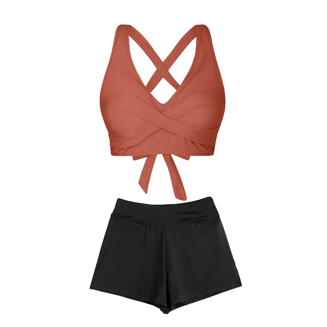 Damen Zweiteiliger Badeanzug mit floralem Design – Maréssa