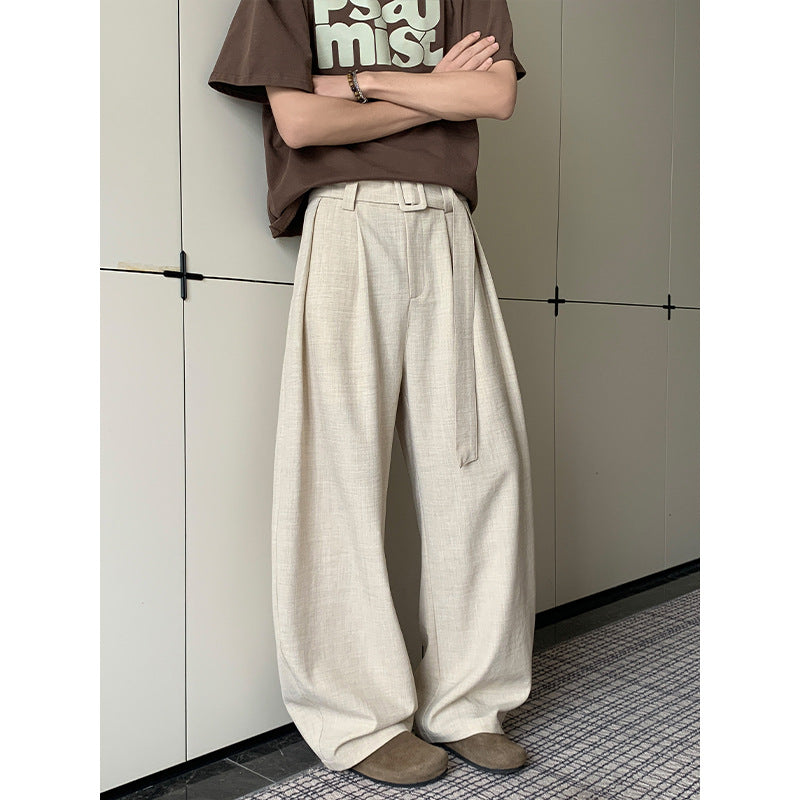 Damen Elegante und lässige weite Stoffhose – Avélisse