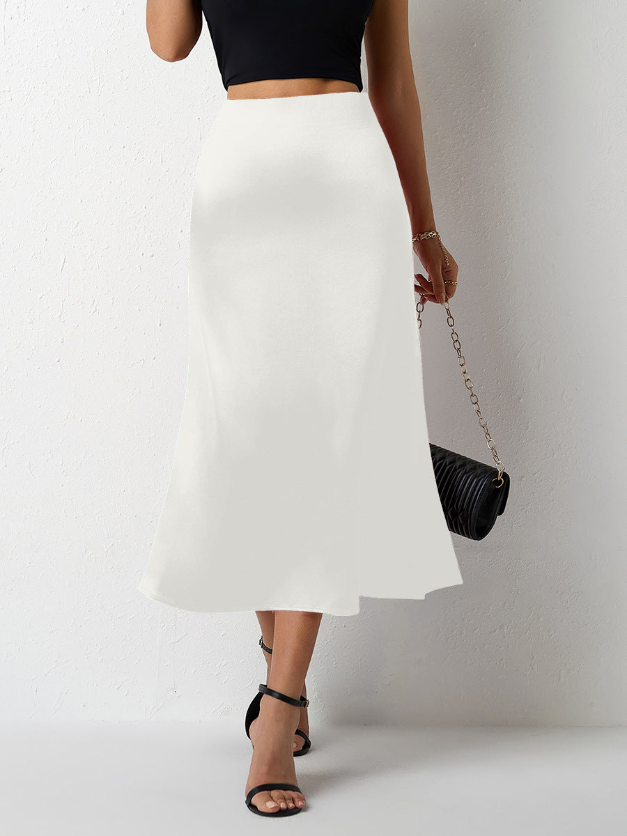 Damen eleganter Midirock aus schimmerndem Stoff mit figurschmeichelndem Schnitt Echo Archiv