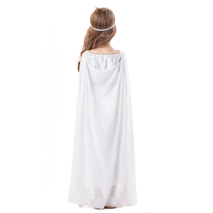 Damen mythologisches Kostümkleid mit fließendem Umhang Echo Archiv