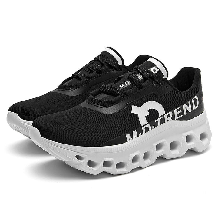Unisex innovative Hohlkammer-Plateau-Sneaker mit ultraleichter Gittersohle und nahtlosem Mesh-Obermaterial – Norré