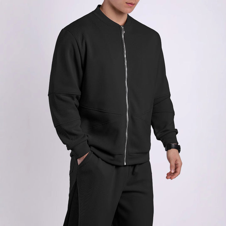 Herren Sportliche Trainingsjacke mit modernem Schnitt Echoarchiv