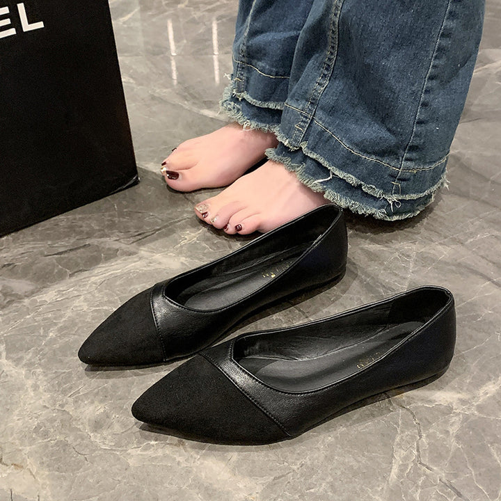 Damen nan spitze Schlupfhalbschuhe im Materialmix mit ergonomischem Komfortfußbett und flexibler Profillaufsohle Echo Archiv