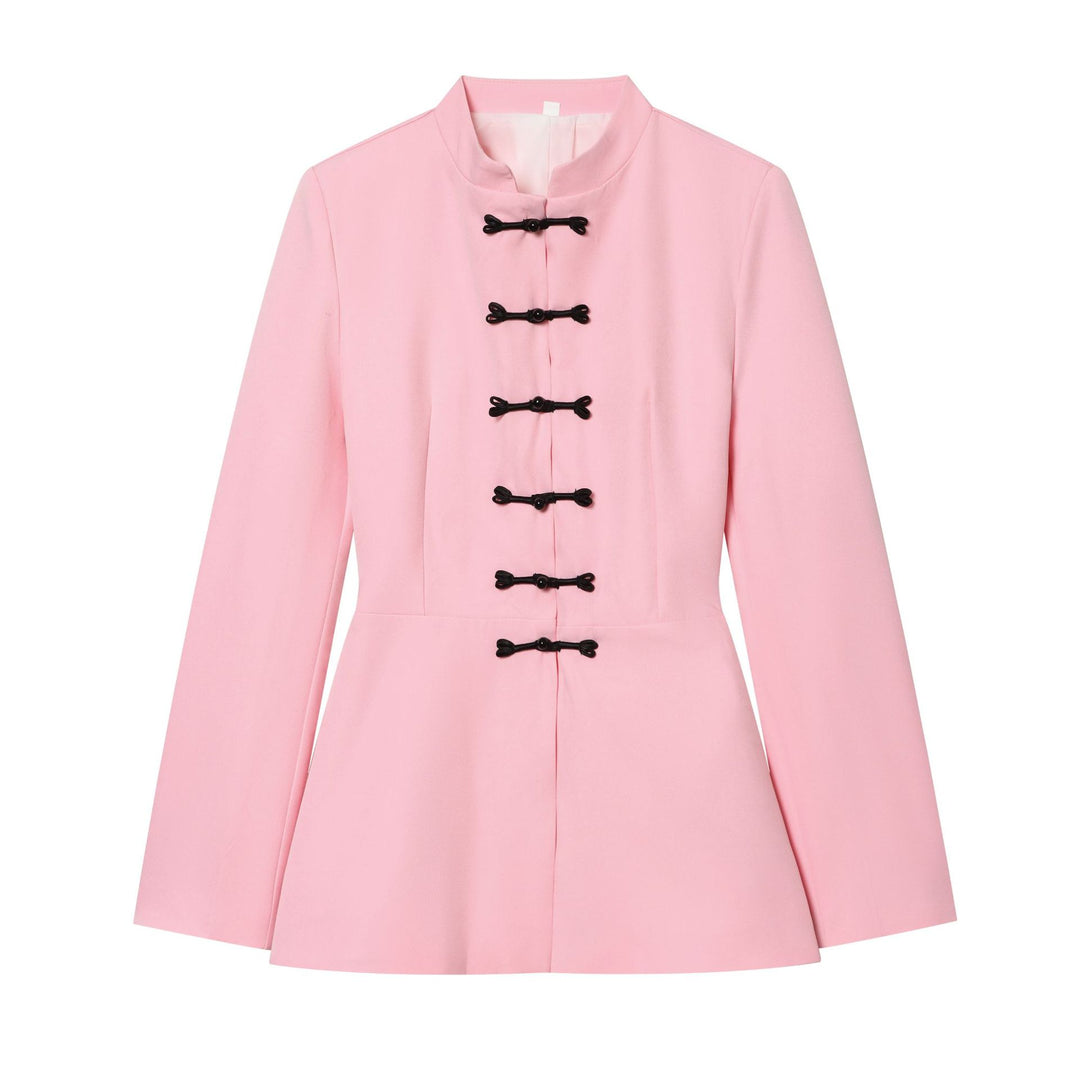 Damen Jacke mit Stehkragen und chinesischen Knebelverschlüssen Echo Archiv