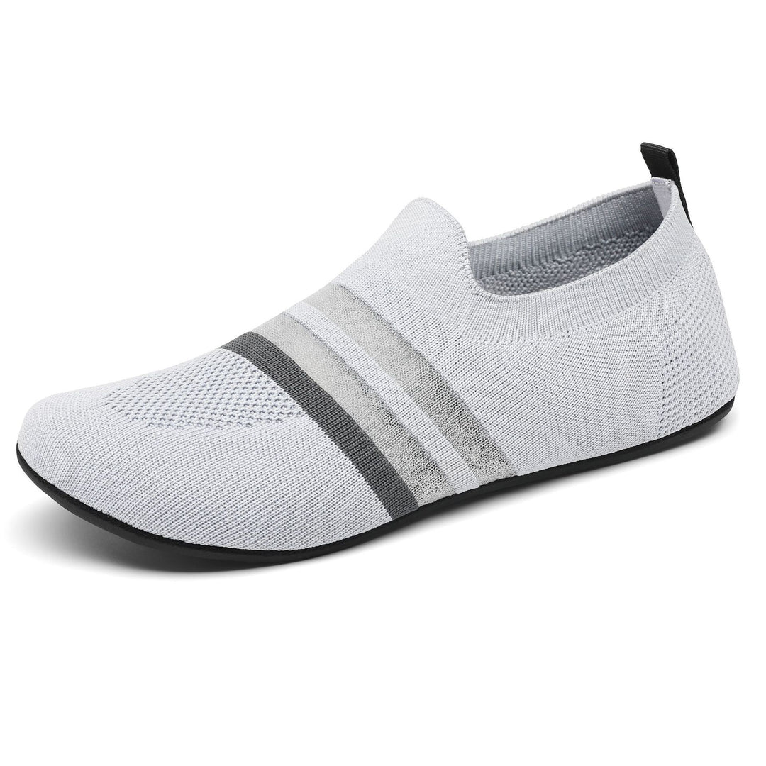 Damen nan ultra-flexibler Strick-Ballerina mit sockenähnlichem Schaft, elastischem Einstieg und rutschfester Flexsohle Echo Archiv