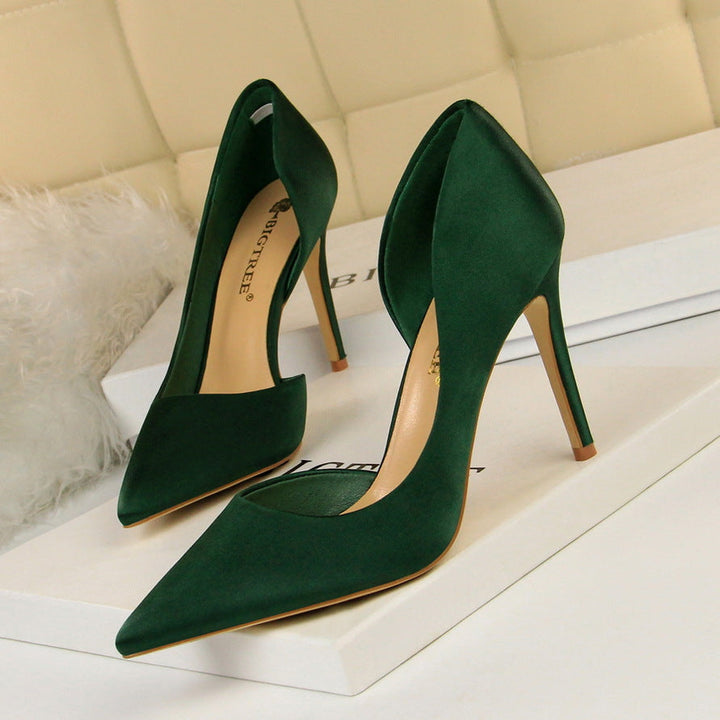Damen Elegante Stiletto-Pumps mit offenem Absatz und spitzem Design – Lioré