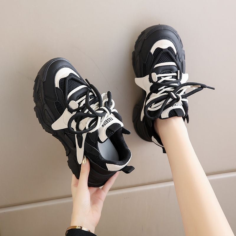 Damen Chunky Sneakers mit atmungsaktiver Mesh-Oberfläche und robustem Profil Echo Archiv