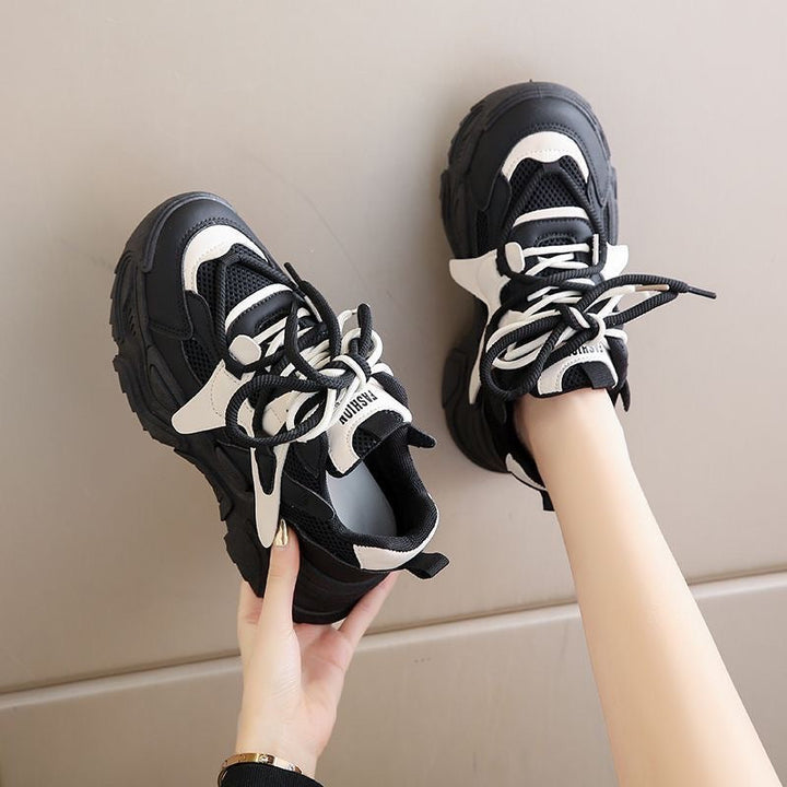 Damen Chunky Sneakers mit atmungsaktiver Mesh-Oberfläche und robustem Profil Echo Archiv