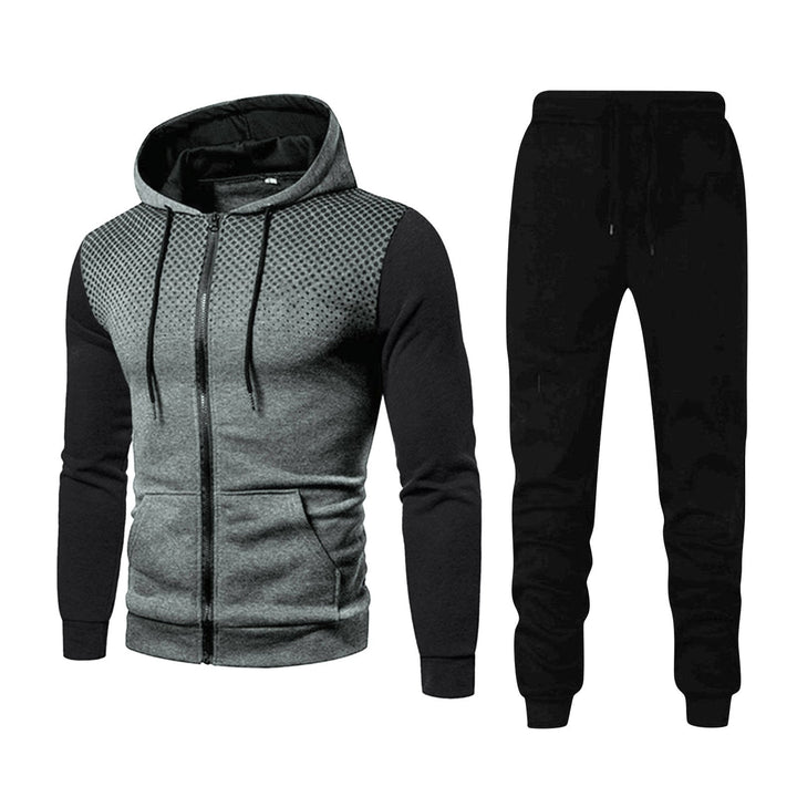 Herren Sportliches Hoodie und Jogginghose Set Echoarchiv
