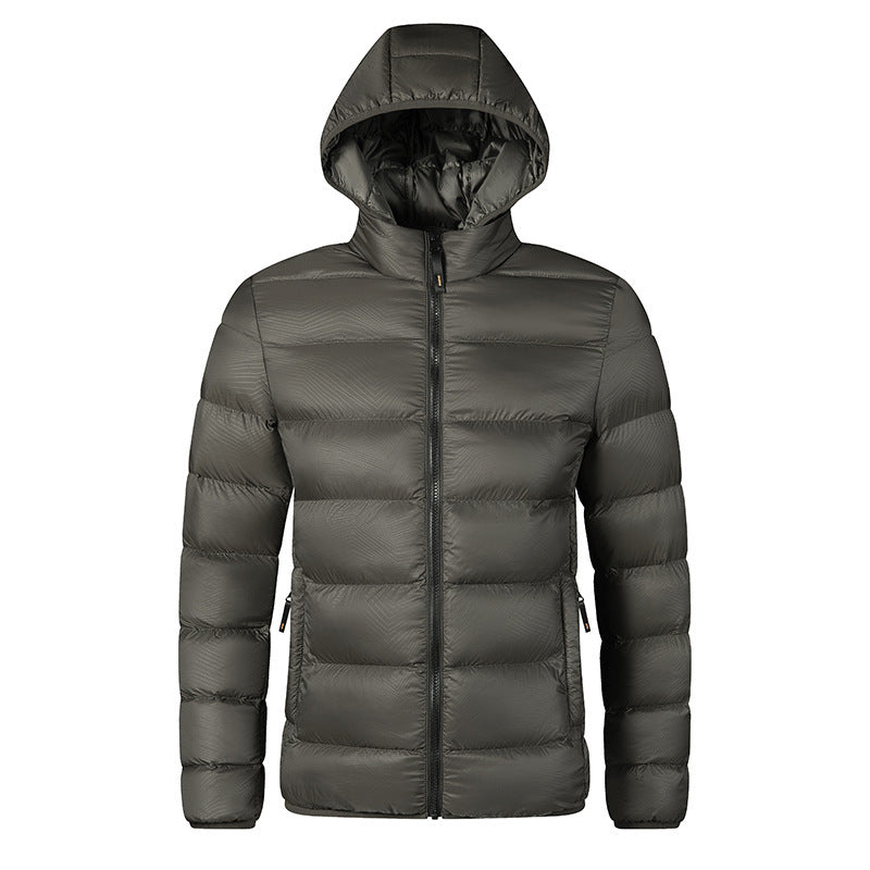 Herren Wasserdichte Steppjacke mit Kapuze Echo Archiv