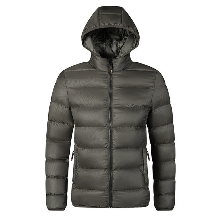 Herren Wasserdichte Steppjacke mit Kapuze Echo Archiv