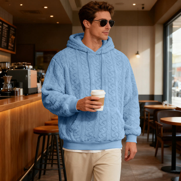 Herren Kuscheliger Kapuzenpullover Echoarchiv