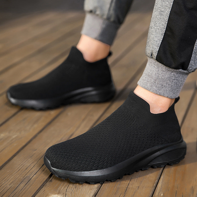Unisex nan elastischer Strick-Schlupfschuh mit konturierter viskoelastischer Innensohle und rutschfester stoßdämpfender Laufsohle Echo Archiv