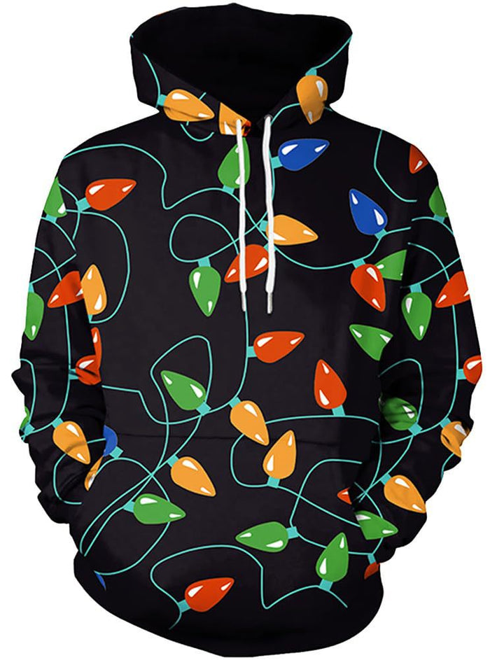 Damen Lustiger Kapuzenpullover mit weihnachtlichem DJ-Motiv Echoarchiv