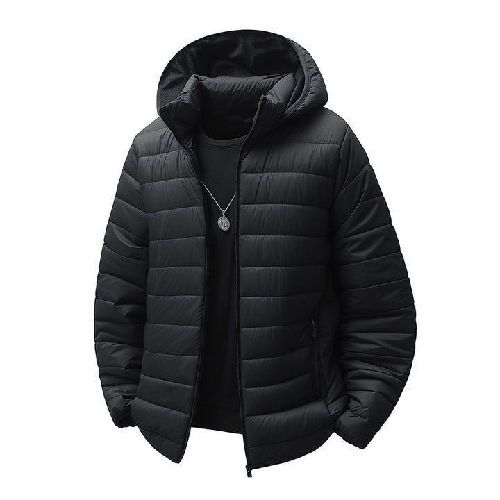 Herren Isolierte Steppjacke mit atmungsaktiver Kapuze Echoarchiv