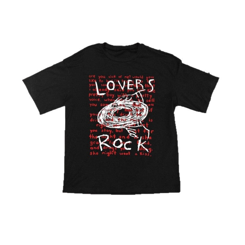 Damen Grafik T-Shirt mit kreativem Schriftzug und lässigem Schnitt Echo Archiv