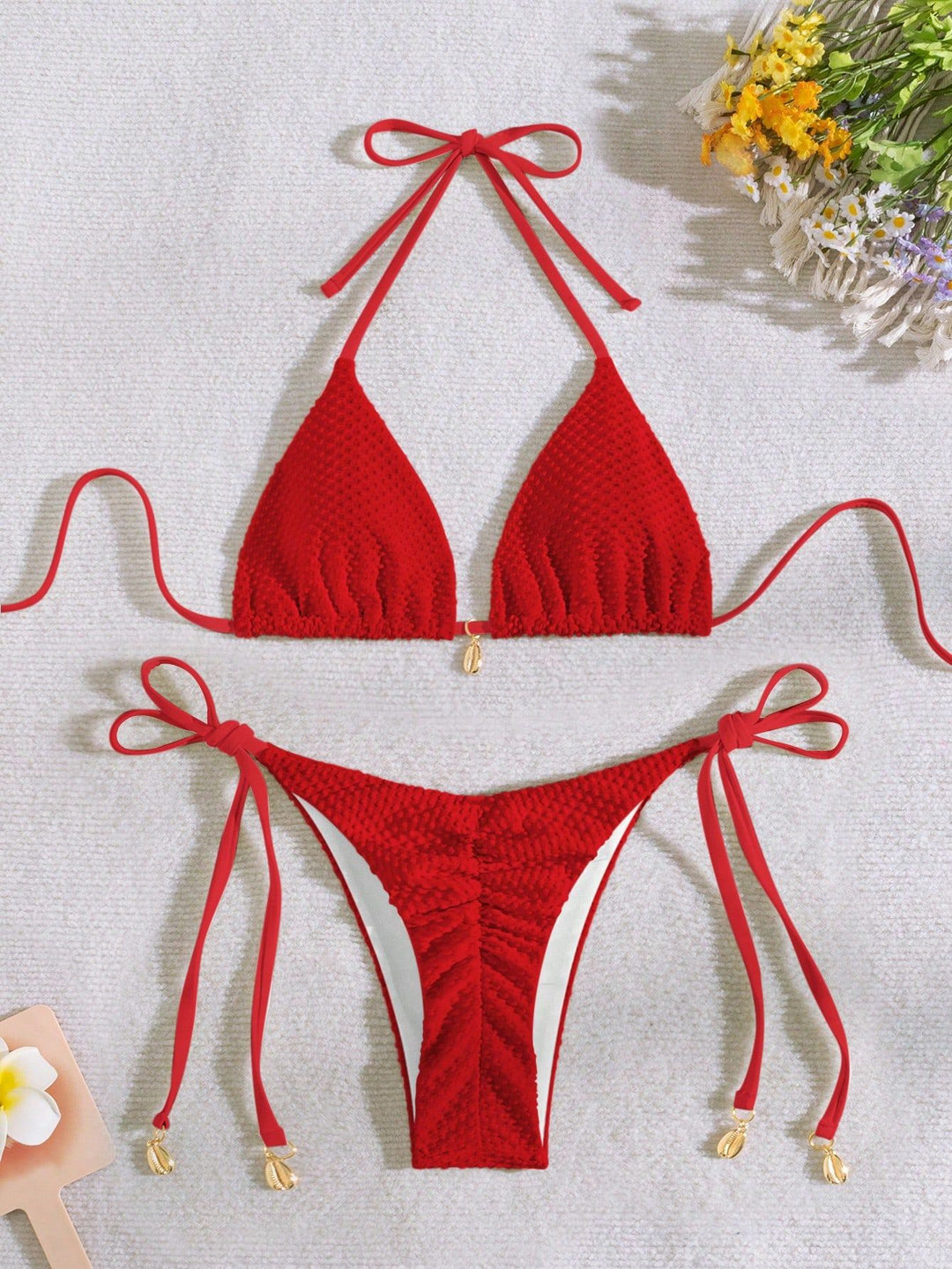 Damen Bikini mit strukturierter Oberfläche Echo Archiv