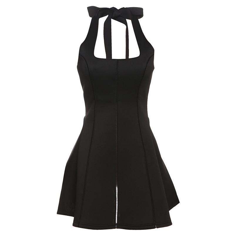 Damen sportliches Badekleid mit verstellbarem Kragen und integrierten Shorts Echo Archiv