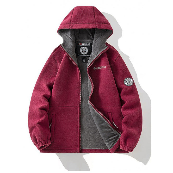 Herren Fleecepullover mit Kapuze Echo Archive