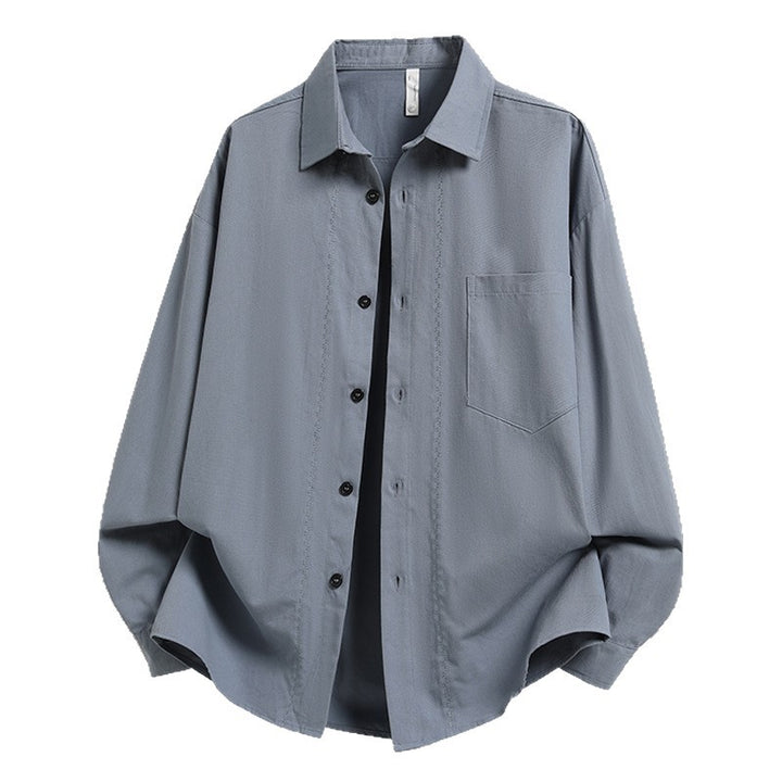 Herren Lässiges Overshirt aus luftiger Baumwolle mit praktischen Taschen Echoarchiv
