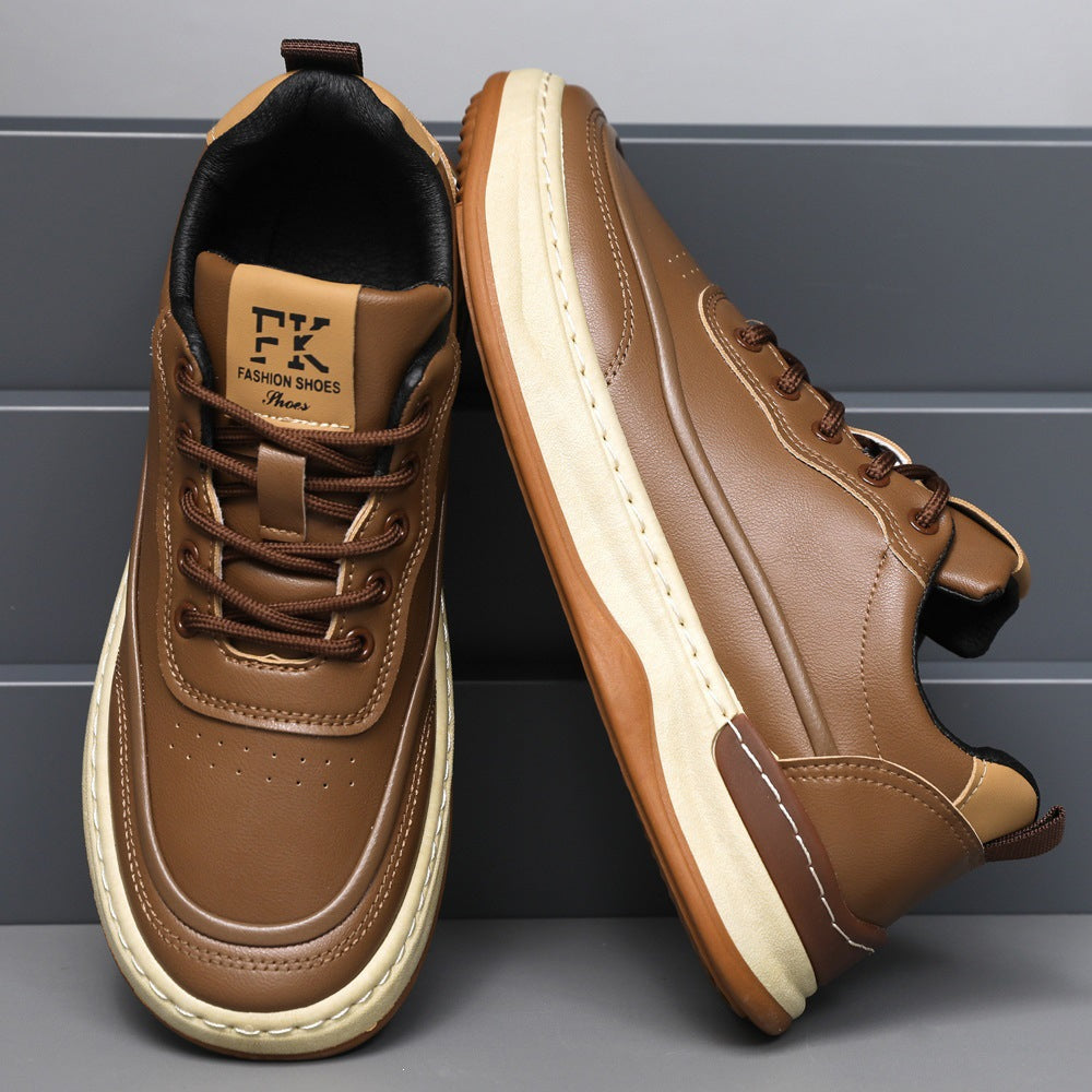 Herren Sportliche Leder Sneaker Echoarchiv