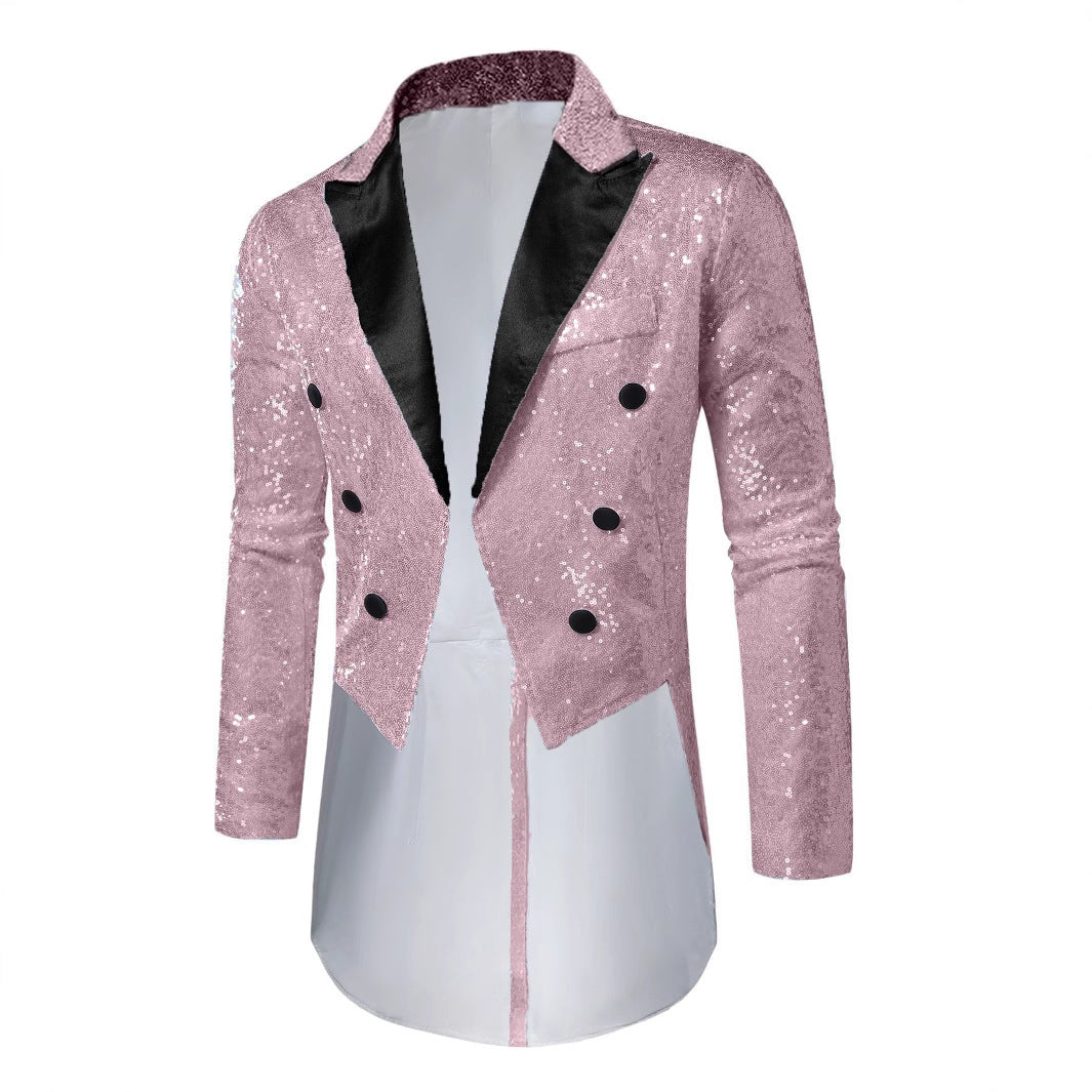 Herren glitzernder Abendblazer Echoarchiv