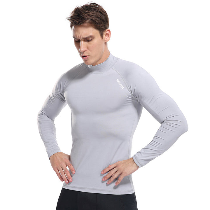 Herren Funktionsshirt mit hochabschließendem Kragen und atmungsaktiven Eigenschaften Echoarchiv