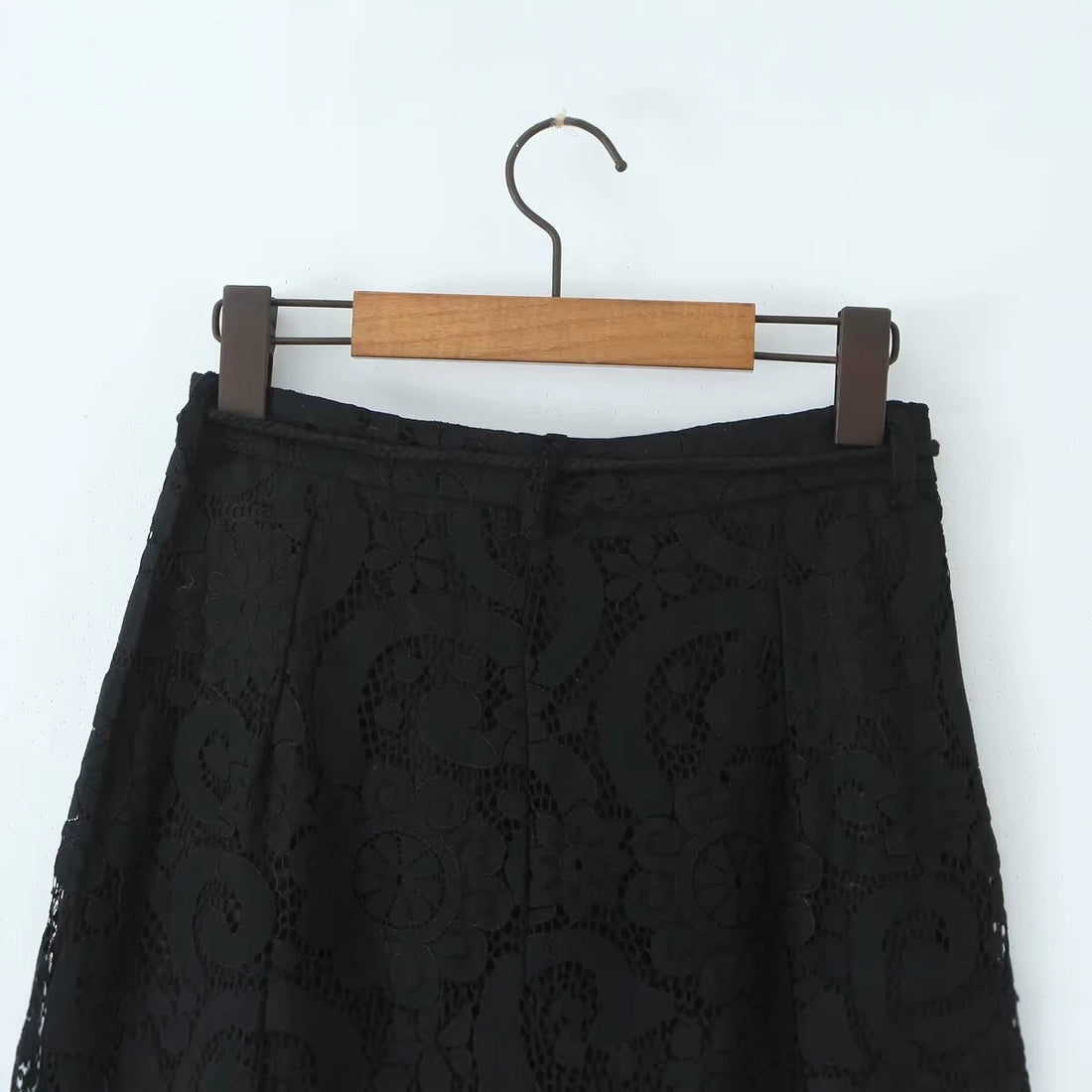 Damen Weite Spitzenhose mit hoher Taille und gefütterter Innenlage Echo Archiv