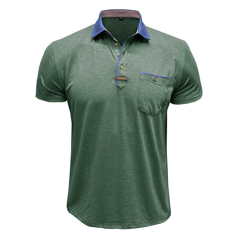 Herren Poloshirt mit modischem Kragen und stylischen Akzenten Echoarchiv