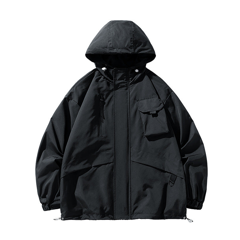Herren Winddichtes Parka-Jacke Echoarchiv