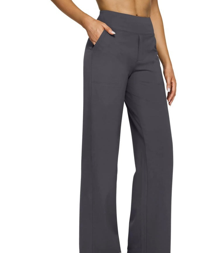 Damen Weitgeschnittene Lounge-Hose mit elastischem Bund Echoarchiv