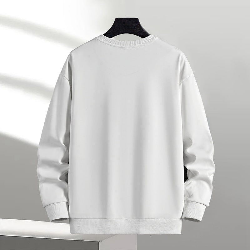 Unisex Oversize‑Sweatshirt mit Pinsel‑Print & geripptem Saum Echoarchiv
