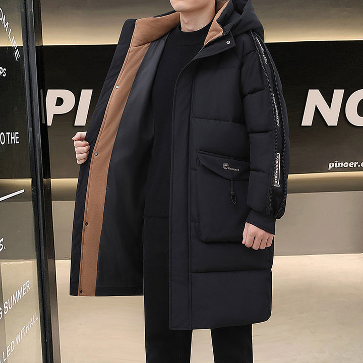 Damen Langen gefütterten Winterparka Echo Archiv