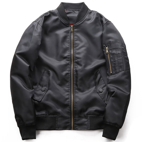 Herren Winddichte Nylon‑Bomberjacke mit Ärmeltasche und geripptem Saum Echo Archiv