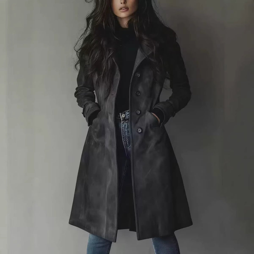 Damen Eleganter und Stilvoller Trenchcoat Echo Archiv