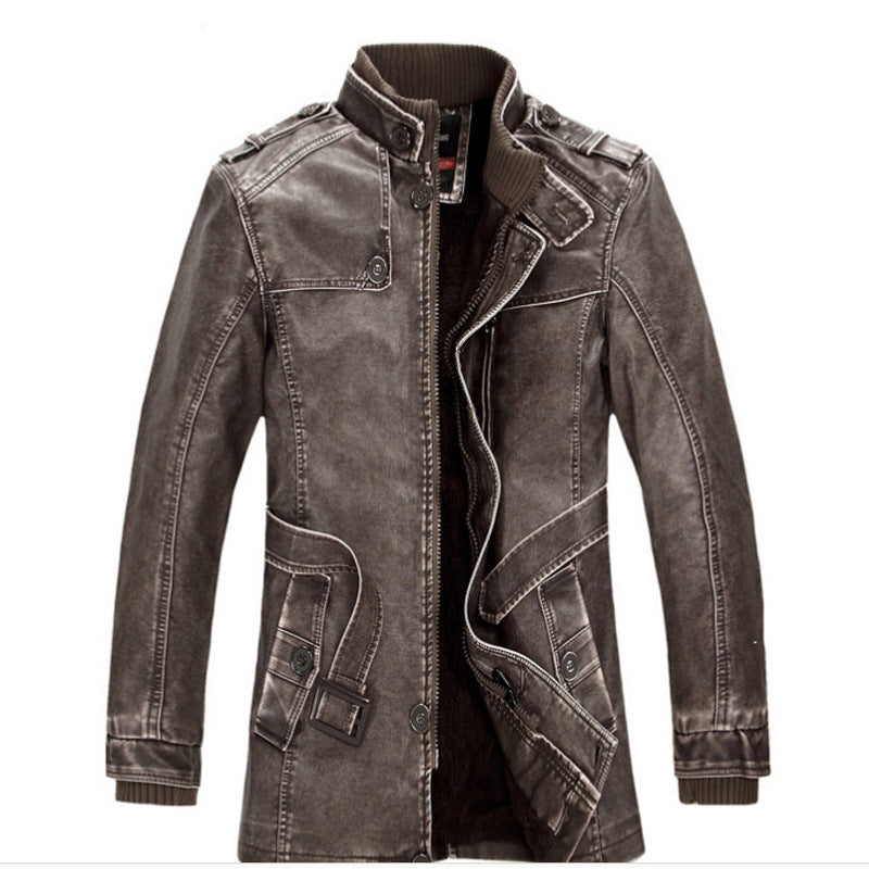 Herren Modische Denimjacke mit Fleecefutter Echo Archiv